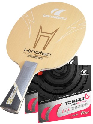 Kompletni lopar Cornilleau: HinoTec Off+ Carbon + Target H47