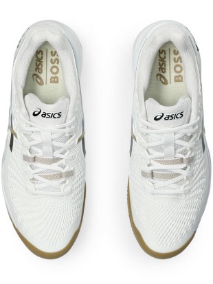 Tenis copati ASICS Gel Resolution 9 BOSS white - CLAY 