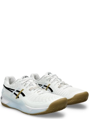 Tenis copati ASICS Gel Resolution 9 BOSS white - CLAY 