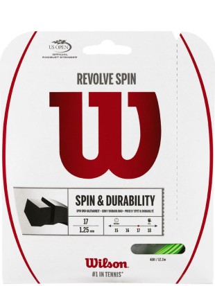 Tenis struna Wilson Revolve Spin set zelen