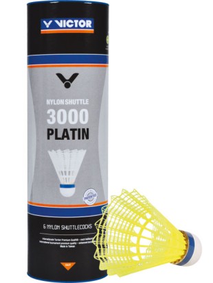 Badminton žogice Victor V-Nylon Shuttle 3000 platin