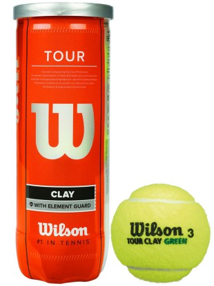 Tenis žogice Wilson Tour Clay - 18 žog