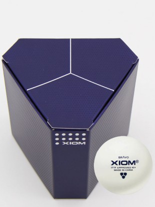 Plastične žogice Xiom Bravo *** ITTF Seamless 6 ball - 3pack (18 žogic)