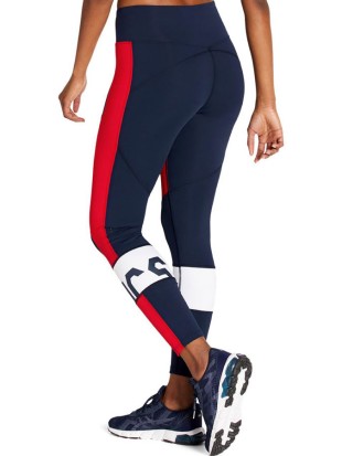 Asics ženske legice color block cropped tight 2