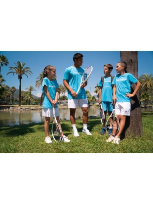 Tecnifibre majica team Cotton Tee Azur