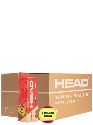 Tenis Žogice HEAD Stage 3- rdeča - 48 žog
