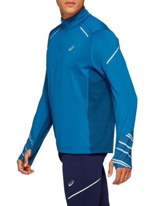 Asics moška majica Lite-Show Winter LS 1/2 Zip Top