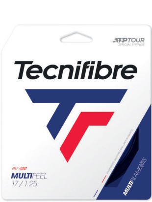 Tenis struna Tecnifibre Multi Feel - Črna