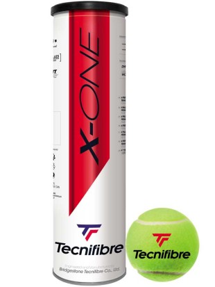 Tenis žogice Tecnifibre X-One 4 žoge