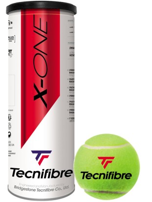 6 x Tenis žogice Tecnifibre X-One 3 (18 žogic)