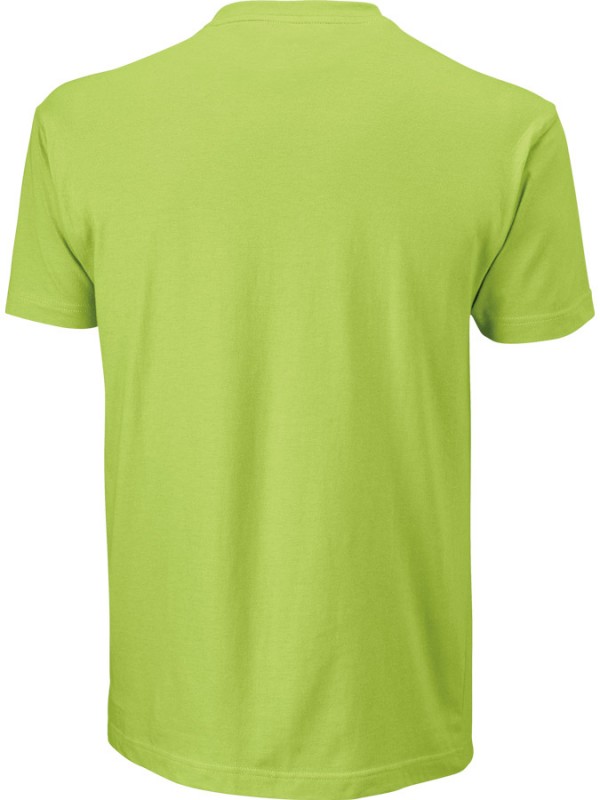 Moška majica WILSON Script cotton tee Green glow