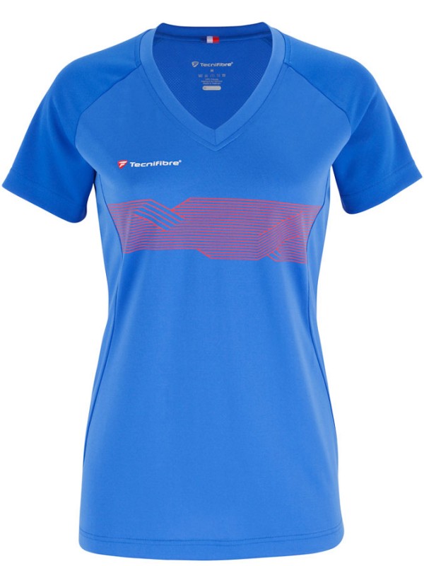 Tecnifibre ženska majica F2 Airmesh modra
