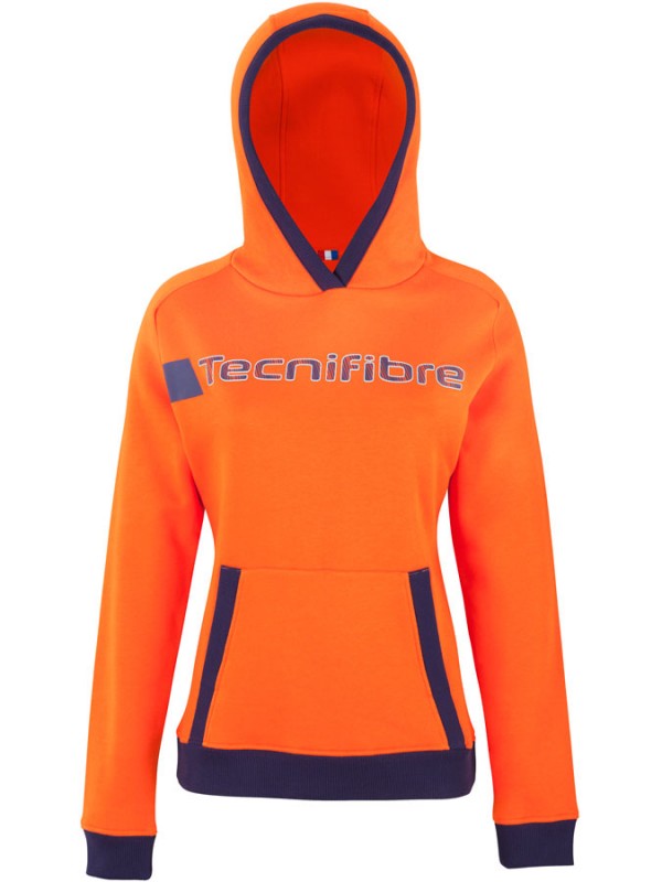 Tecnifibre ženski kapucar TF Fleece Hoodie 2018 Orange