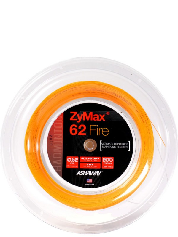 Badminton struna Ashaway Zymax 62 Fire