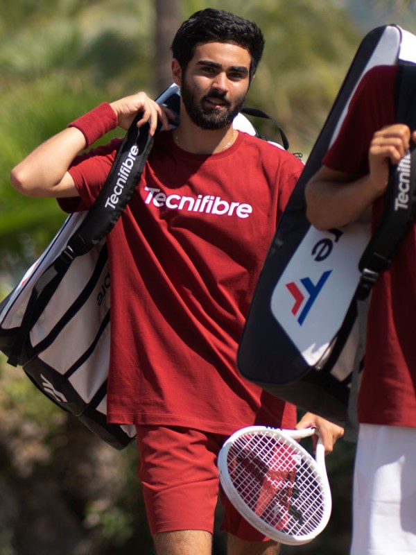 Tecnifibre majica team Cotton Tee Cardinal