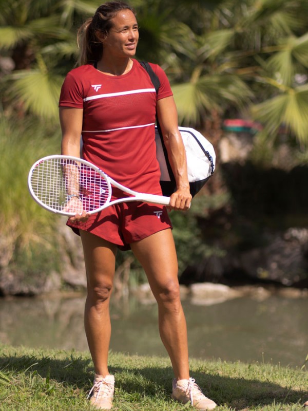 Tecnifibre ženske hlačke Team short Cardinal