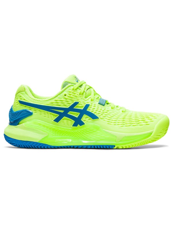 Ženski tenis copati ASICS Gel Resolution 9 Hazard Green - CLAY