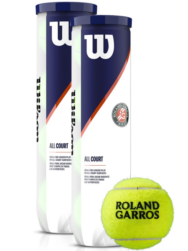 Tenis žogice Wilson Roland Garros 4 ball - Duopack